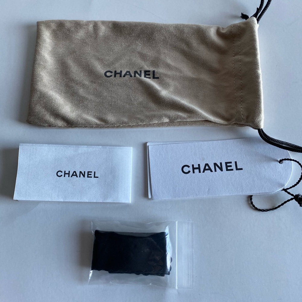 CHANEL Lt Pink Silver Sunglasses CC Logo 4116 - Picture 3 of 8